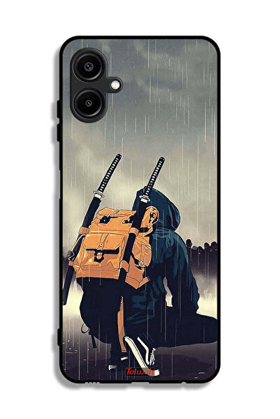 Tolwak غطاء حماية لهاتف سامسونج جالاكسي M06 5G، فن سيف الساموراي الرقمي