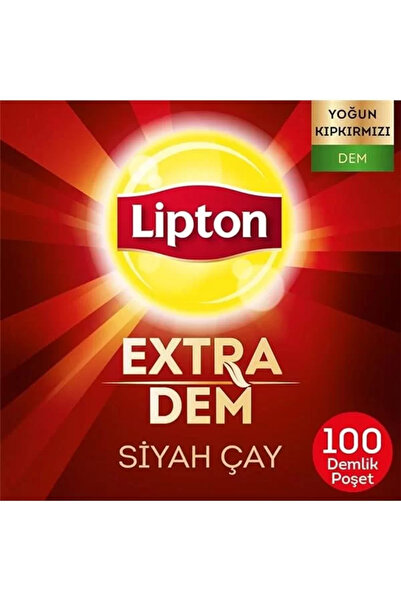 Genel Markalar Extra Dem Demlik Süzen Poşet Siyah Çay 100'lü Paket