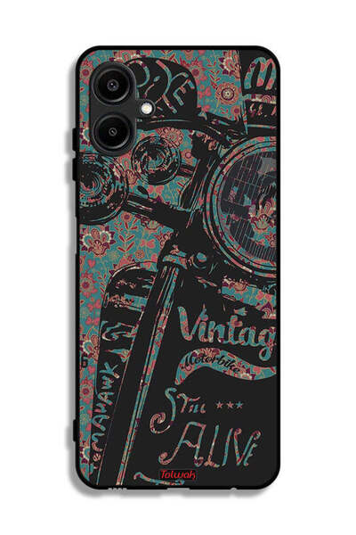 Tolwak Samsung Galaxy F06 5G Protective Case Cover Vintage Motorbike