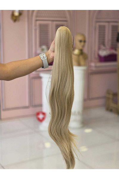 LOLLY PONY ذيل حصان من الألياف الاصطناعية مع مشبك مشبك