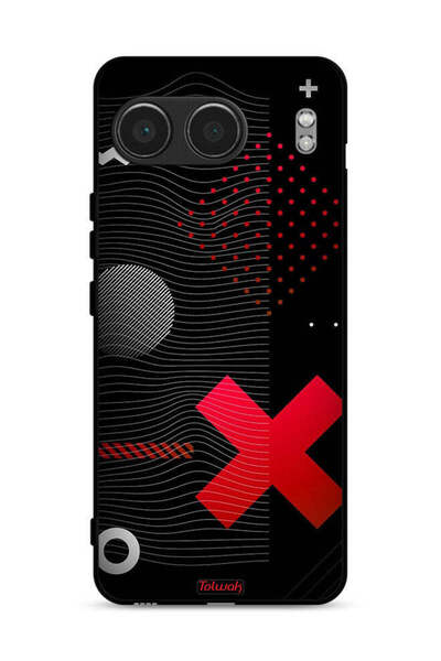 Tolwak غطاء حماية لهاتف OnePlus Nord 4 5G بعلامة الصليب