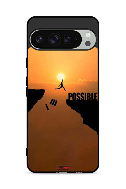 Tolwak غطاء حماية لجهاز Google Pixel 9 Pro "أنا ممكن"