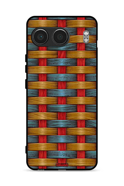 Tolwak غطاء حماية لهاتف OnePlus Nord 4 5G بنمط فني مزين بشرائط