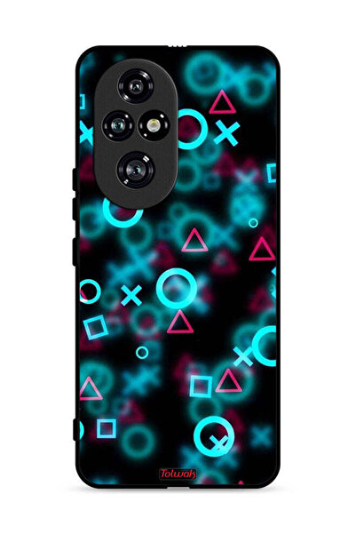 Tolwak غطاء حماية لهاتف Honor 200 Pro 5G برسومات أيقونات لعبة الحبار صغيرة