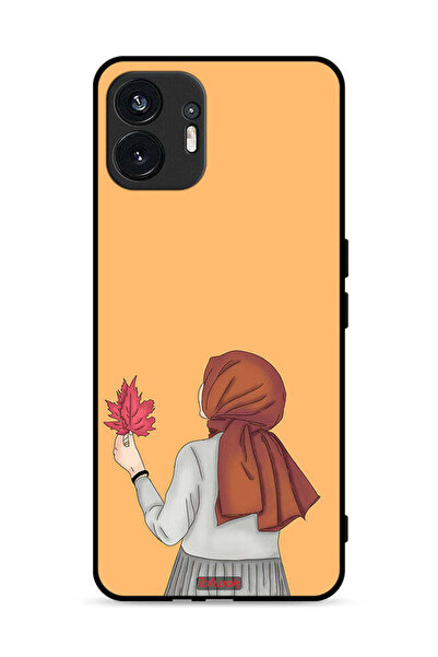 Tolwak Nothing Phone (2) 5G Protective Case Cover Holding Leaf