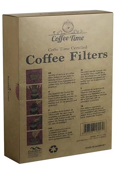 STOREMAX Certified filter coffee paper filters 1/2 number 2 pack of 80