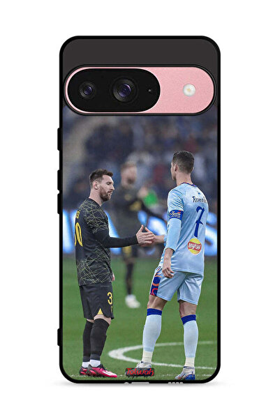 Tolwak غطاء حماية لهاتف جوجل بيكسل 9 ميسي ورونالدو