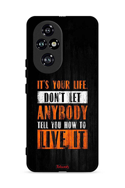 Tolwak غطاء حماية لهاتف Honor 200 Pro 5G Its Your Life