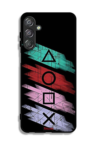 Tolwak غطاء حماية لهاتف Samsung Galaxy F16 5G برسومات أيقونات لعبة الحبار