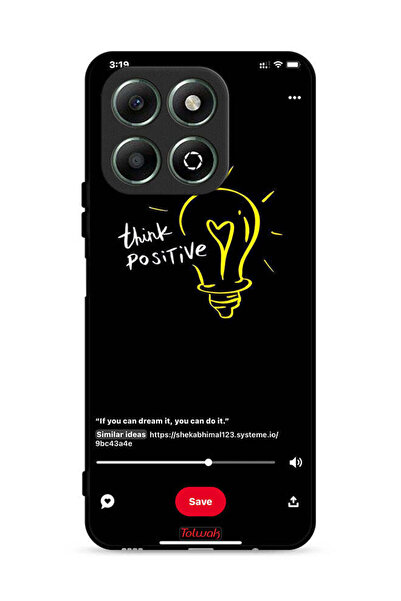 Tolwak غطاء حماية لهاتف Honor X6b 4G - فكر بإيجابية