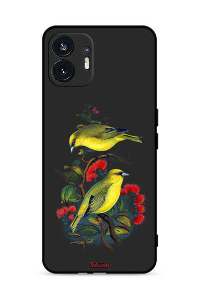 Tolwak غطاء حماية لهاتف Nothing Phone (2) 5G بتصميم طيور