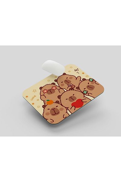 Akumastik Capybara Cute Mousepad 22X18 Mousepad