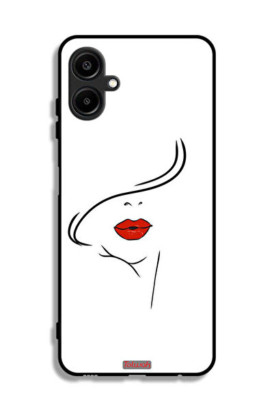 Tolwak غطاء حماية لهاتف Samsung Galaxy M06 5G برسومات وجه فتاة