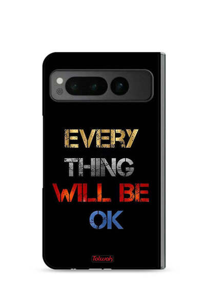 Tolwak غطاء حماية لهاتف Google Pixel Fold 5G - كل شيء سيكون على ما يرام