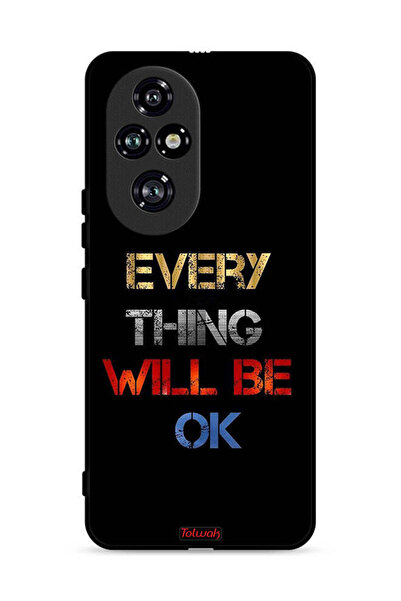 Tolwak غطاء حماية لهاتف Honor 200 Pro 5G كل شيء سيكون على ما يرام