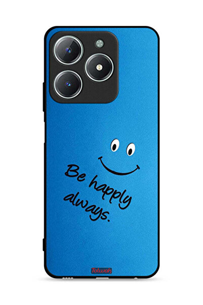 Tolwak غطاء حماية لهاتف Realme C63 4G كن سعيدًا دائمًا