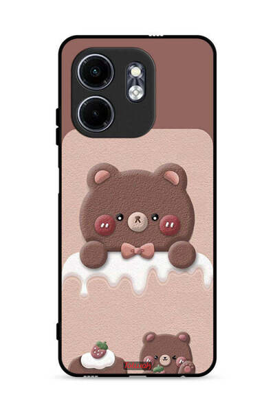 Tolwak غطاء حماية لهاتف إنفينيكس سمارت 9 4G - دب الفراولة