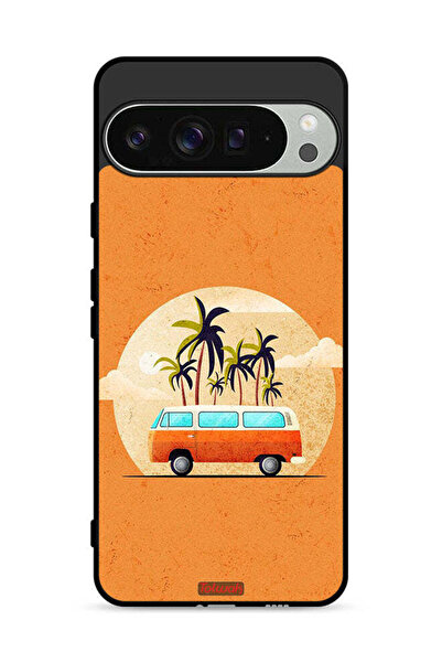 Tolwak غطاء حماية لهاتف Google Pixel 9 Pro XL بتصميم حافلة فنية