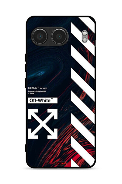 Tolwak غطاء حماية لهاتف OnePlus Nord 4 5G، ملصق أبيض فاتح