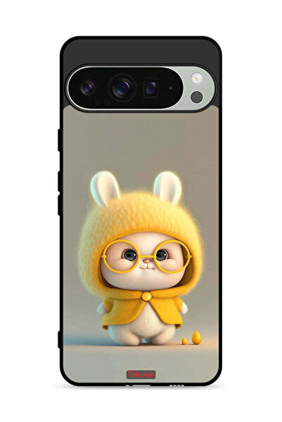 Tolwak غطاء حماية لجهاز Google Pixel 9 Pro XL بتصميم أرنب صغير