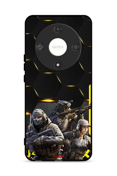 Tolwak غطاء حماية لهاتف Honor X9b 5G بخلفية Cyberpunk