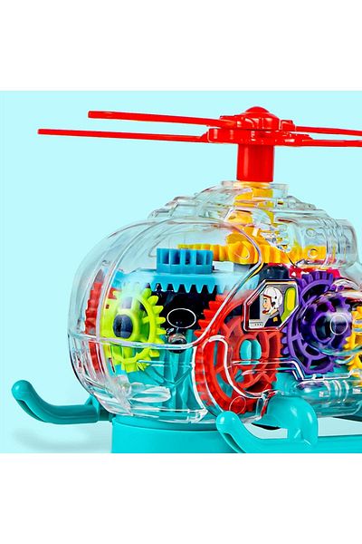 rexa Universal Electric Gear Helicopter With Light & Music For Kids