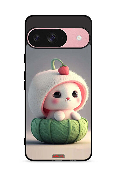 Tolwak غطاء حماية لجهاز Google Pixel 9 بتصميم أرنب صغير لطيف