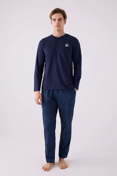 Arnetta Men's Double Suit - Navy Blue