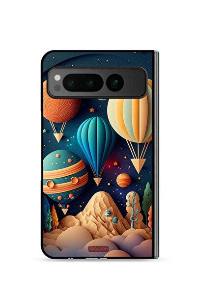 Tolwak غطاء حماية لجهاز جوجل بيكسل فولد 5G - تصميم فني من بيراشوت