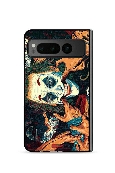 Tolwak غطاء حماية لهاتف جوجل بيكسل فولد 5G برسومات الجوكر