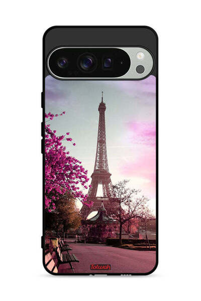 Tolwak غطاء حماية لهاتف Google Pixel 9 Pro XL بتصميم برج إيفل