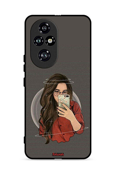 Tolwak غطاء حماية لهاتف Honor 200 Pro 5G لالتقاط صور سيلفي