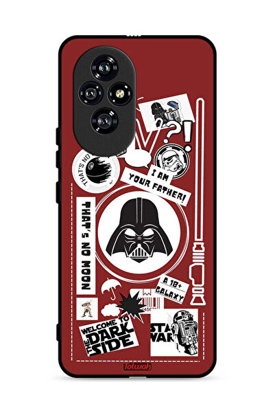 Tolwak غطاء حماية لهاتف Honor 200 5G بملصق "مرحبًا بكم في الجانب المظلم"