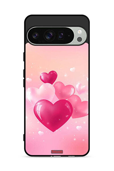 Tolwak غطاء حماية لجهاز Google Pixel 9 Pro بتصميم قلوب جميلة