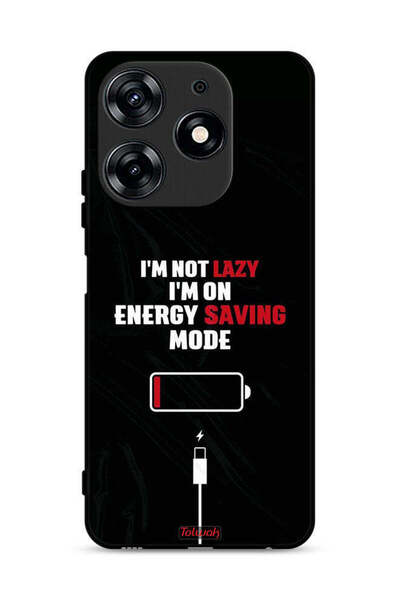 Tolwak غطاء حماية لهاتف تكنو سبارك 10 برو 4G - أنا لست كسولاً، أنا في وضع توف...