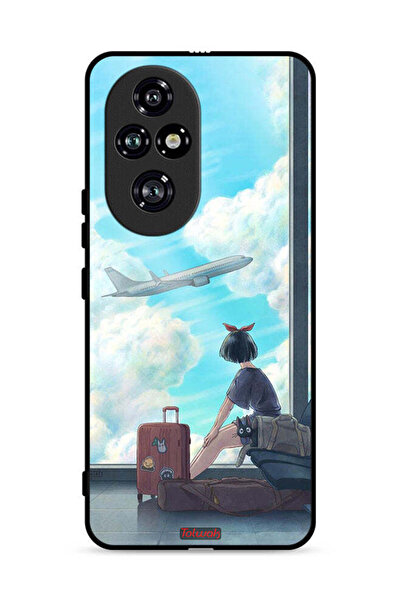 Tolwak غطاء حماية لهاتف Honor 200 Pro 5G بتصميم فن السفر