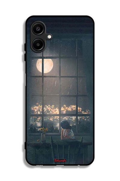 Tolwak غطاء حماية لهاتف Samsung Galaxy F06 5G برسم منظر القمر