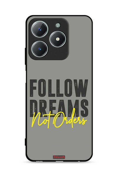 Tolwak غطاء حماية لهاتف Realme C61 4G اتبع الأحلام وليس الأوامر