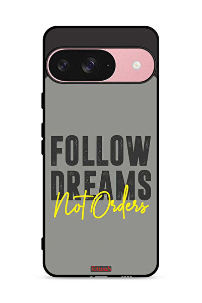 Tolwak غطاء حماية لجهاز Google Pixel 9 - اتبع الأحلام وليس الأوامر