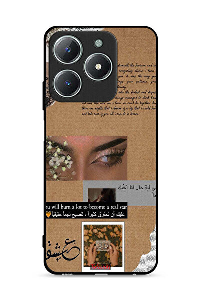 Tolwak جراب حماية Realme C63 4G بعبارات عربية ستحرق الكثير لتصبح نجمًا حقيقيًا