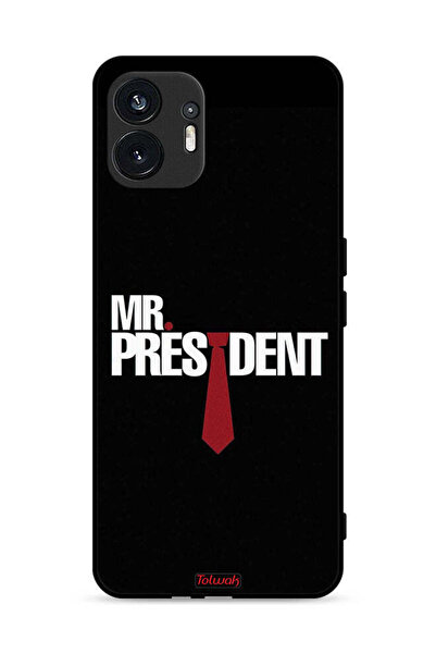 Tolwak Nothing Phone (2) 5G Protective Case Cover Mr President