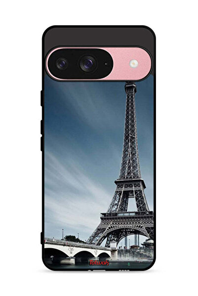 Tolwak غطاء حماية لهاتف Google Pixel 9 بتصميم برج إيفل