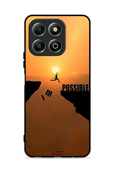 Tolwak غطاء حماية لهاتف Honor X6b 4G مطبوع عليه عبارة "أنا ممكن"