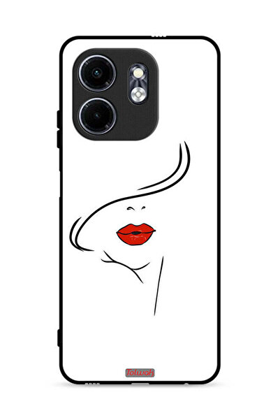 Tolwak غطاء حماية لهاتف إنفينيكس سمارت 9 4G برسومات وجه فتاة