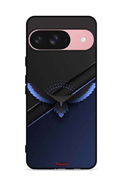 Tolwak غطاء حماية لجهاز Google Pixel 9 بتصميم فن تجريدي رقمي من Eagle