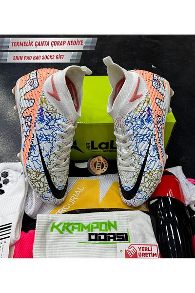 AİRBOOM Pro Crampon Set+Shin Guard+Bag+Socks