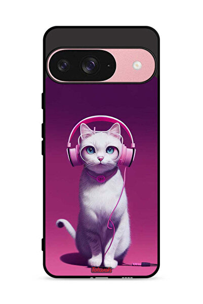 Tolwak غطاء حماية لجهاز جوجل بيكسل 9 بتصميم قطة لطيفة