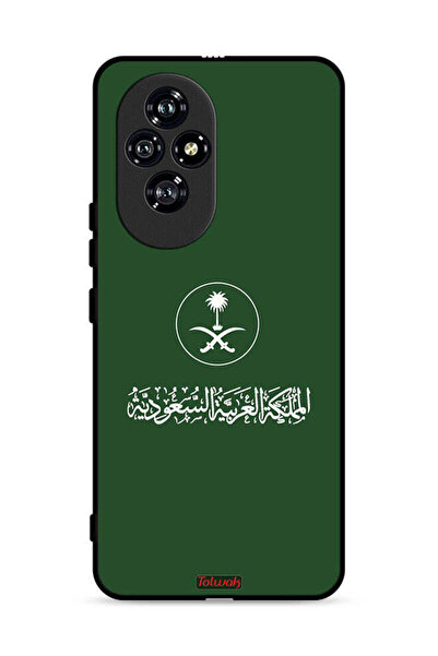 Tolwak غطاء حماية لهاتف Honor 200 5G بشعار المملكة العربية السعودية