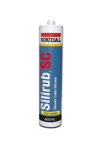 Soudal SILIRUB SC DUŞAKABİN SİLİKONU 280ML BEYAZ