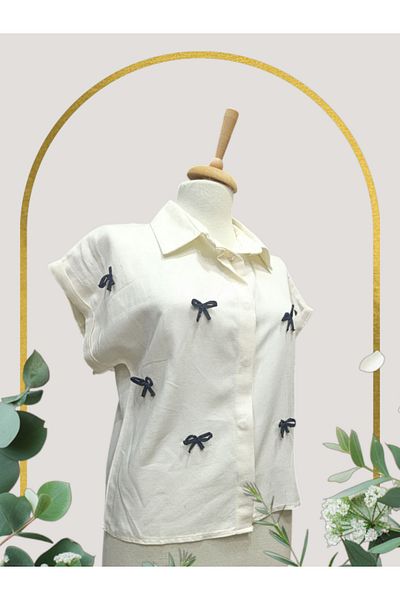 DENİZLİFE Bow detail shirt